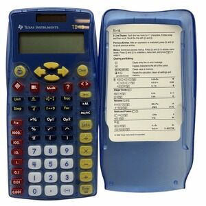 Texas Instruments TI-15 Explorer Elementary Calculator Solar W/ Cover Tested